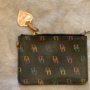 Dooney and Bourke Tiny Black Vintage Wristlet